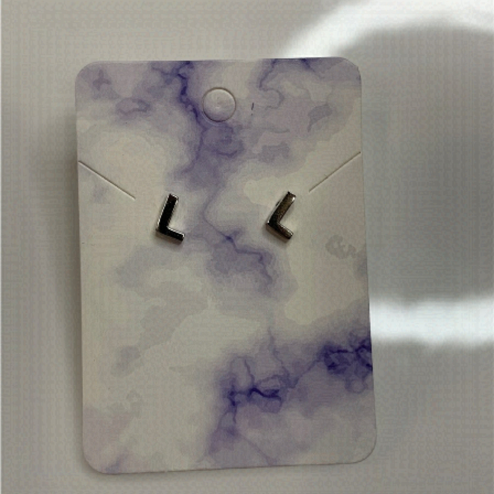 Silver earrings